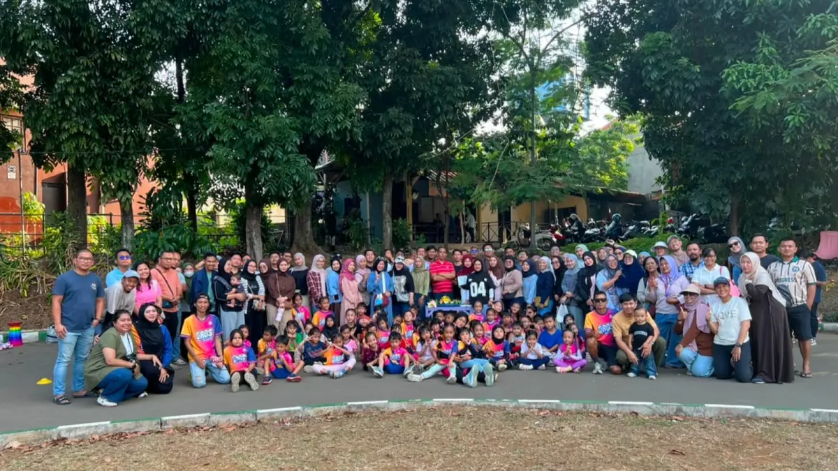 Bogor Roller Skate (BROS) Academy merayakan hari jadinya yang pertama dengan menggelar syukuran di Lapangan Kresna. (Dok. Panitia)