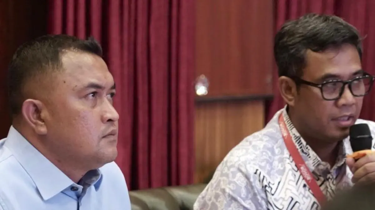Bupati Bogor Rudy Susmanto saat ekspose progres pembangunan Bendungan Cibeet dan Bendungan Cijurey bersama Plt. Kepala Balai Besar Wilayah Sungai (BBWS) Citarum. (Dok. Diskominfo Kabupaten Bogor)