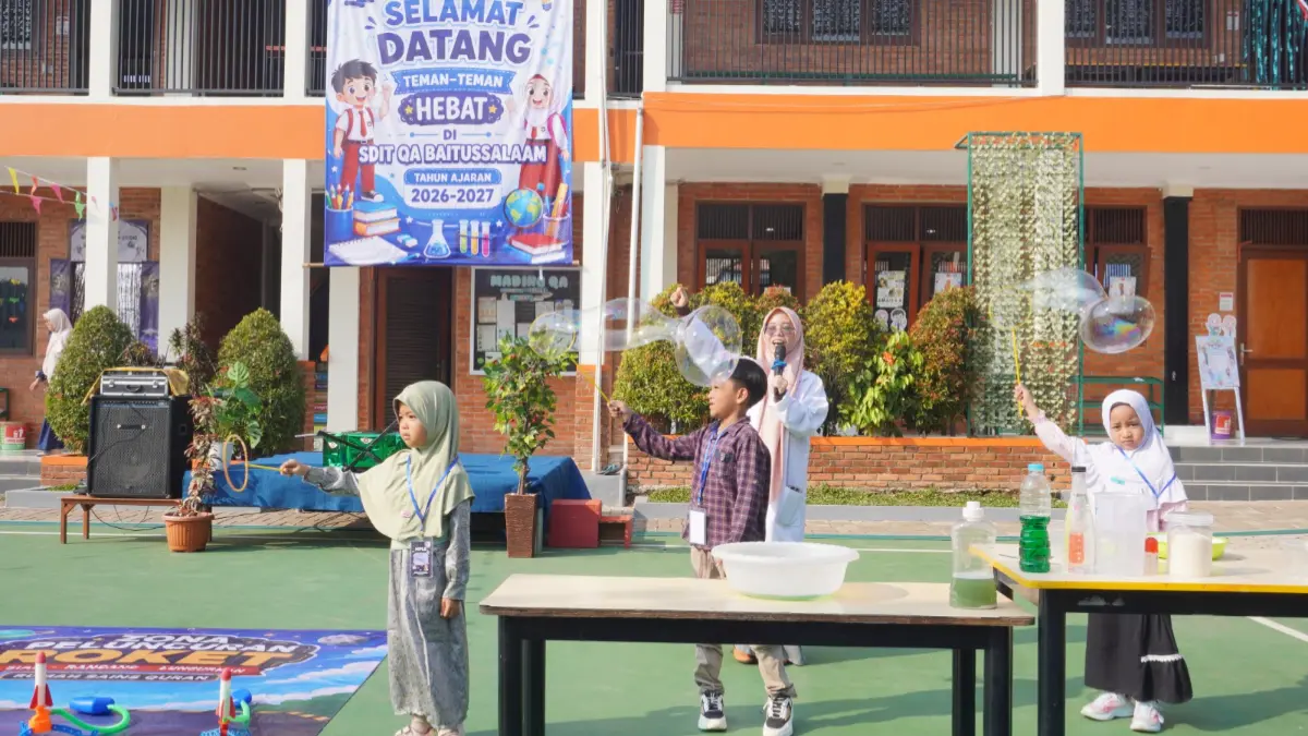 Masa Pengenalan Lingkungan Sekolah (MPLS) SDIT QA Baitussalaam Bogor. (Dok. SDIT QA Baitussalaam)
