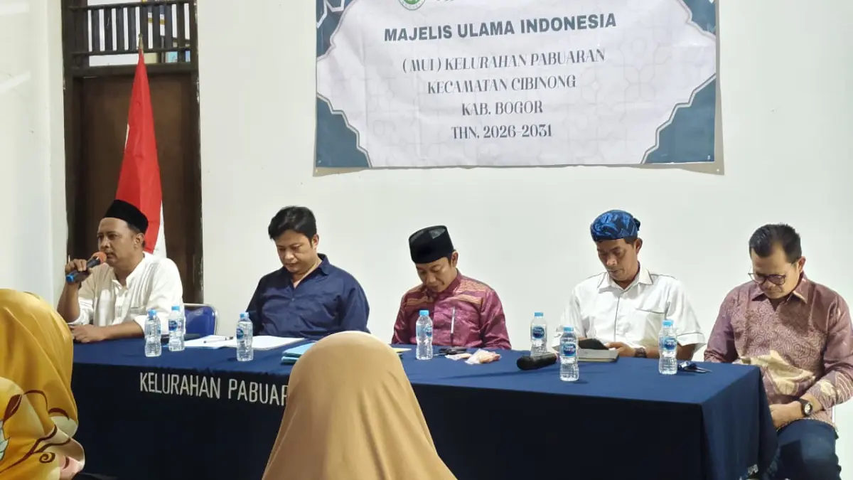 MUI Pabuaran saat melakukan technical meetung (TM) bersama para RW di Kelurahan Pabuaran, Kecamatan Cibinong, Kabupaten Bogor. Foto: MUI for Radar Bogor