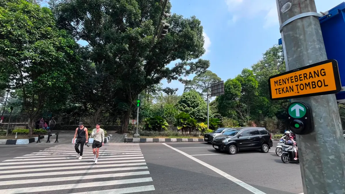 Pelican Crossing di dekat Mal Lippo Plaza Kebon Raya Kota Bogor. Foto: Dzikry/Radar Bogor