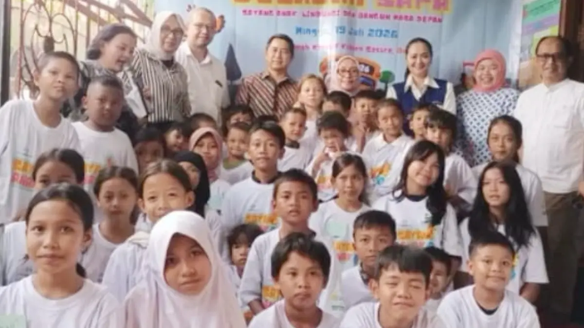 Jelajah SAPA Hari Anak Nasional di Rumah Kreatif Kebun Sastra, Kota Bogor. (Dok. Kemenppa)