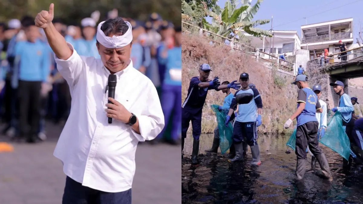 Masa Pengenalan Lingkungan Sekolah (MPLS) Pancawaluya Tahun 2026 di Provinsi Jawa Barat ditutup dengan aksi ekologi. (Dok. Humas Pemprov Jabar)