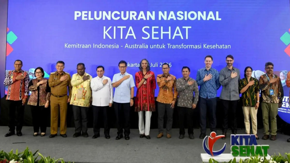 Wakil Gubernur Jawa Barat Erwan Setiawan menghadiri Peluncuran Program KITA SEHAT di Kantor Kementerian PPN/Bappenas, Jakarta. (Dok. Humas Pemprov Jabar)