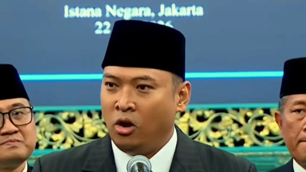 Kepala BGN, Sudaryono saat memberikan keterangan kepada wartawan, Rabu 22 Juni 2026.
