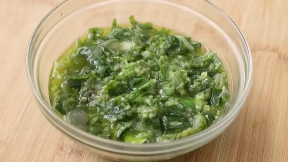 Sambal cabe ijo. (YouTube Devina Hermawan)