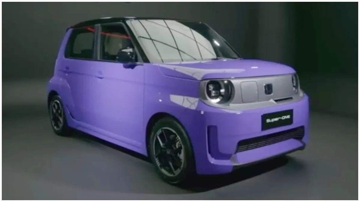 Tampilan Mobil listrik Honda Super-ONE. (Foto: Youtube motomobitv)