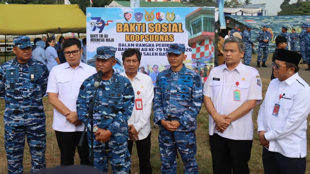 TNI Angkatan Udara (AU) menggelar bakti sosial dalam rangka memperingati Hari Bakti ke-79 TNI Angkatan Udara Tahun 2026. (Dok. DPRD Kabupaten Bogor) 