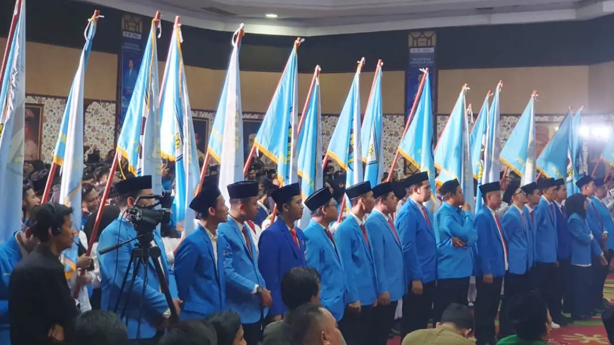 Pelantikan PK KNPI se-Kabupaten Bogor di Aula Tegar Beriman, Cibinong. (Billy/Radar Bogor)