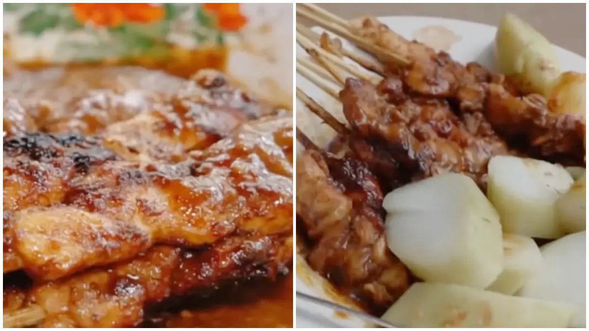 Sate Ayam dan Kambing Purnawarman di kawasan Selong, Kebayoran Baru, Jakarta Selatan. (Foto: YouTube @10bestid)