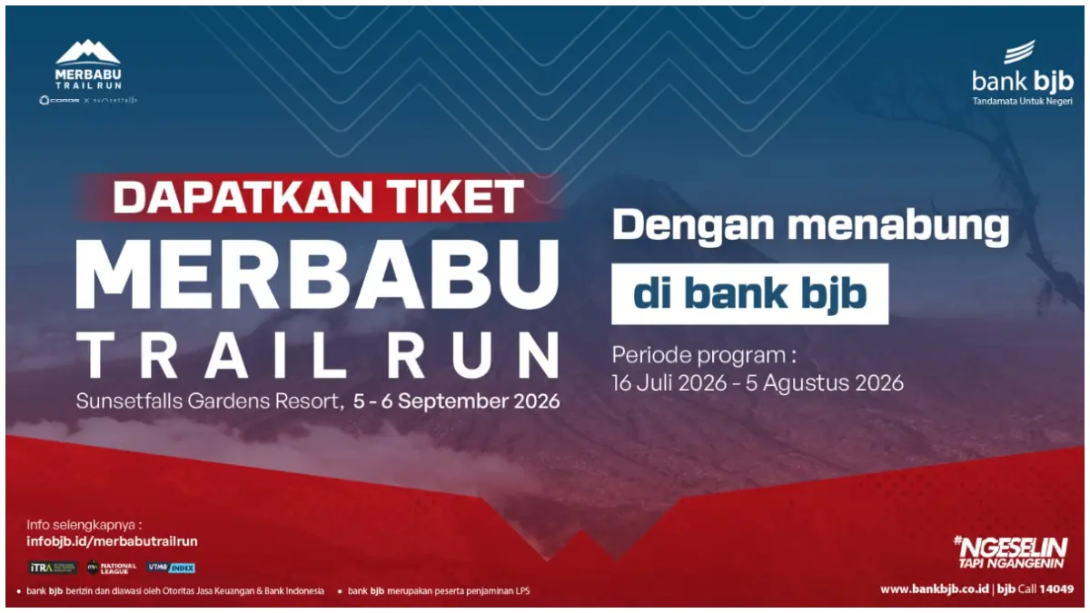 bank bjb menghadirkan Promo Merbabu Trail Run 2026