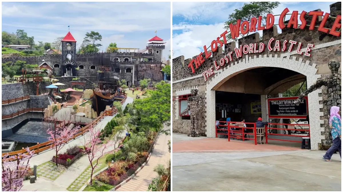 Wisata The Lost World Castle bak Negeri Dongeng. (Doto: Gmaps Kevin Hartono, Ackbar Pamuji, Ricky Rizaldi)