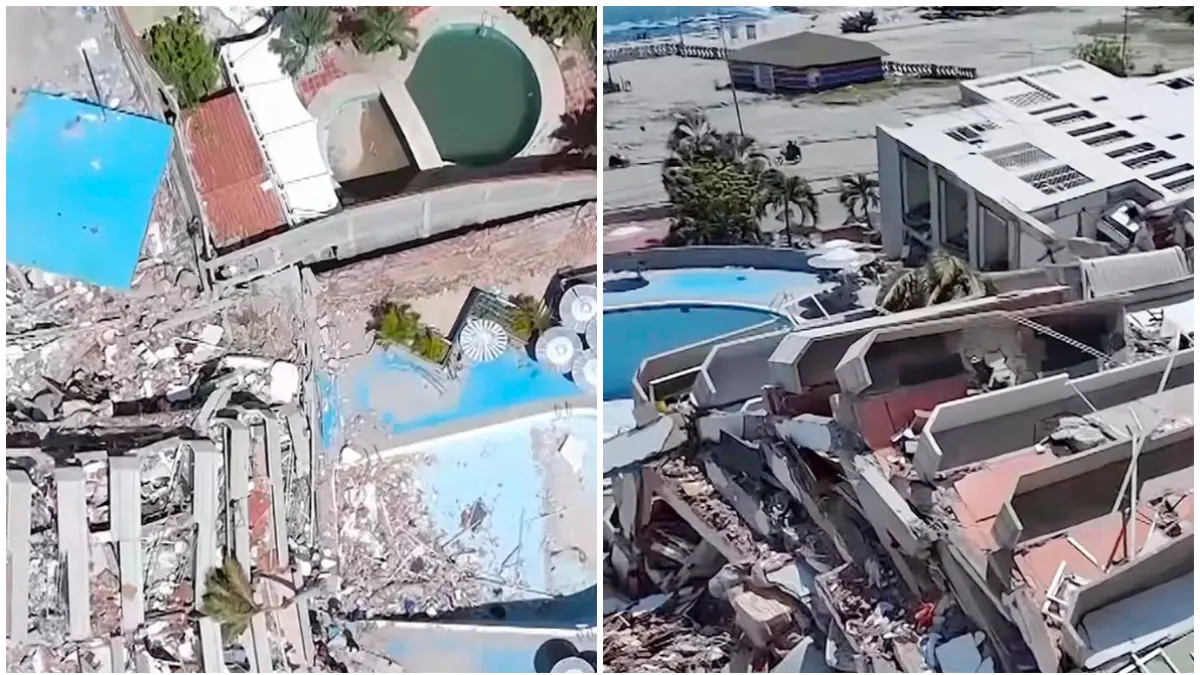 Dampak kerusakan akibat gempa bumi dahsyat yang terjadi di Venezuela. (Foto: TikTok @reuters)