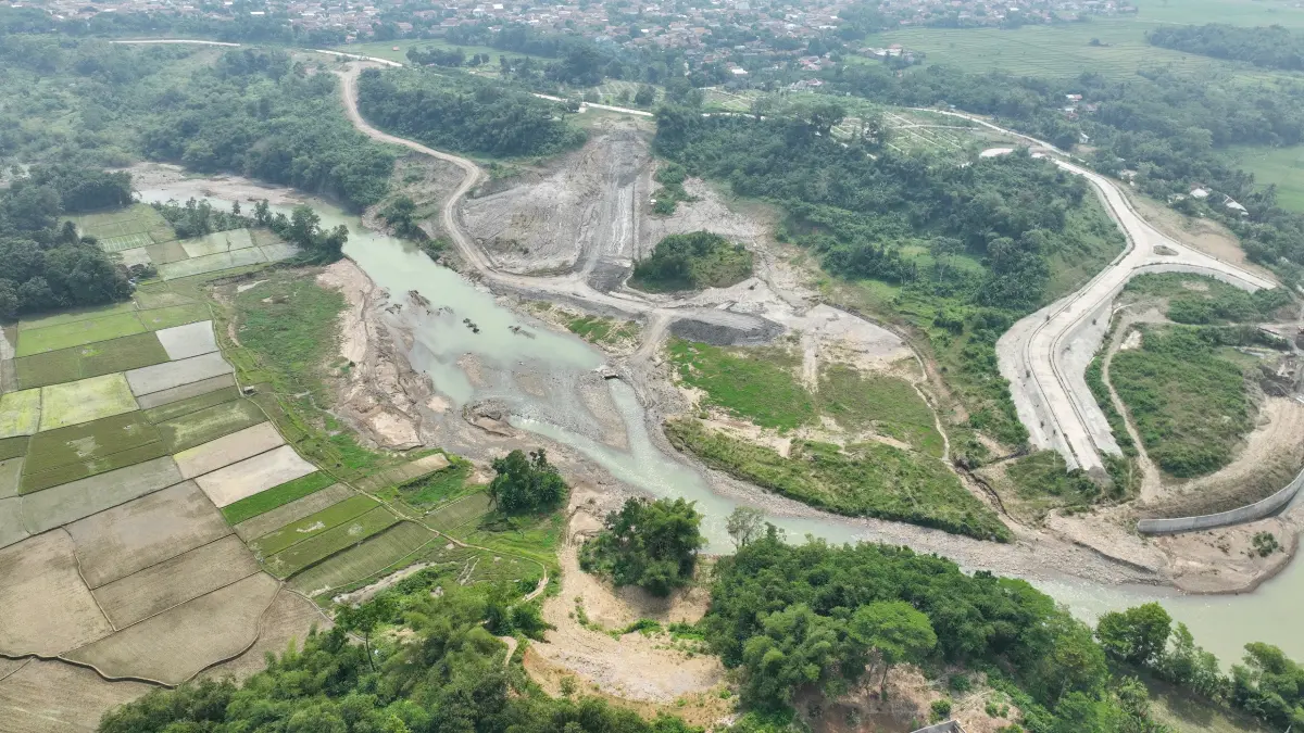Proyek Bendungan Cibeet Kabupaten Bogor. Foto: SDA PU