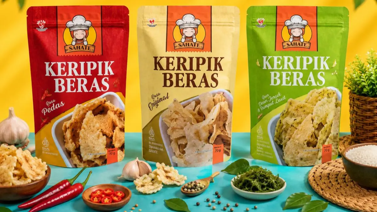 Sahate, camilan yang lahir sejak masa pandemi dan kini perlahan tumbuh bersama BRI. (Dok. BRI)