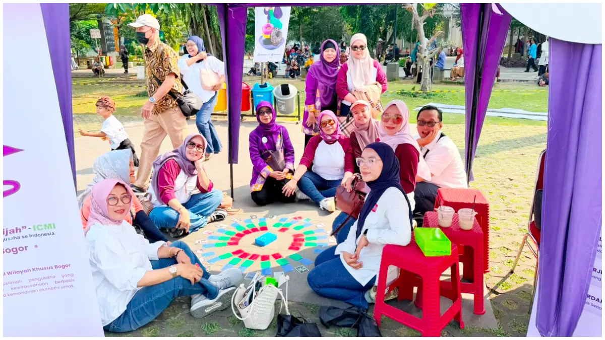 Alisa Khadijah ICMI Bogor Raya dalam puncak perayaan Hari Anak Nasional (HAN) Tingkat Kota Bogor. (Foto: Panitia for Radar Bogor)