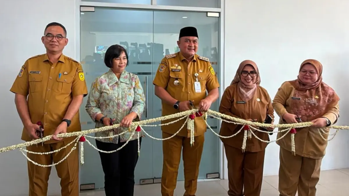Bupati Bogor Rudy Susmanto meresmikan Puskesmas Mangkuluhur, Kecamatan Citeureup, Kabupaten Bogor, Senin, 27 Juli 2026. (Dok. Diskominfo Kabupaten Bogor)