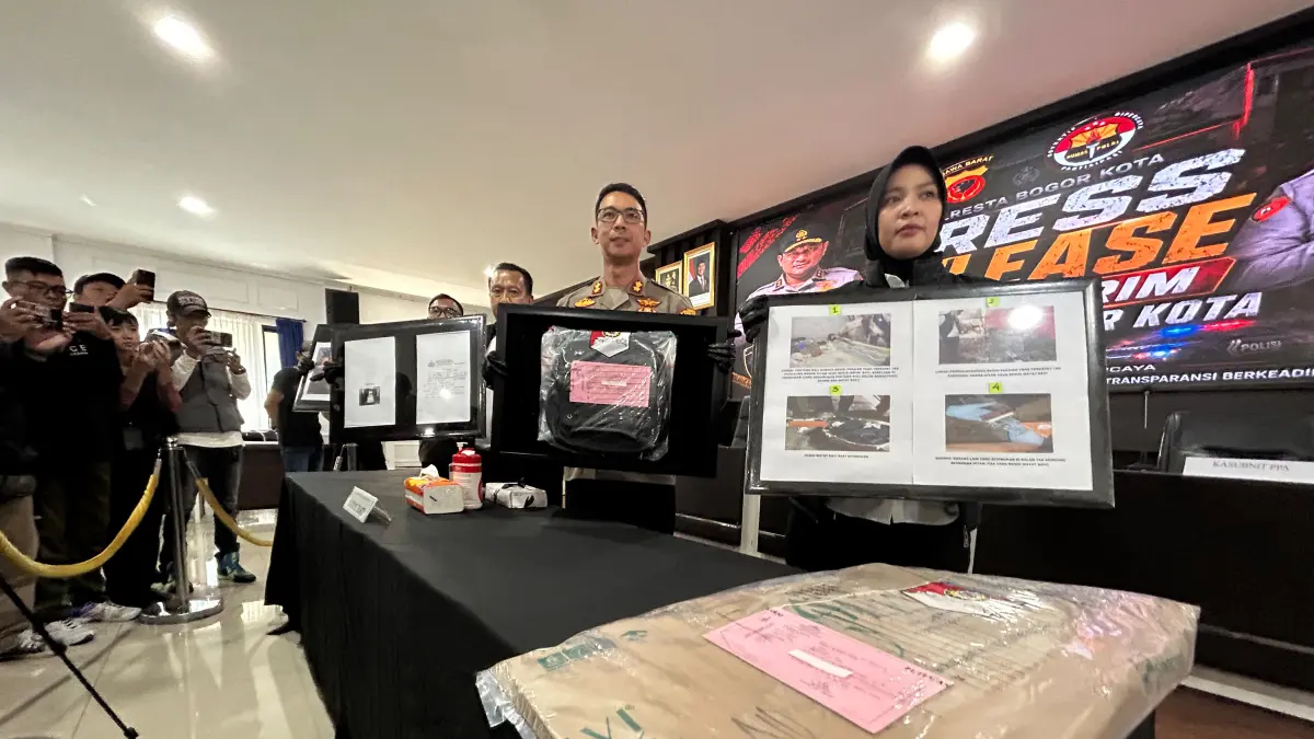 Ralis kasus penemuan mayat bayi di Ciparigi Bogor. (Foto : Fauzan/Radar Bogor)
