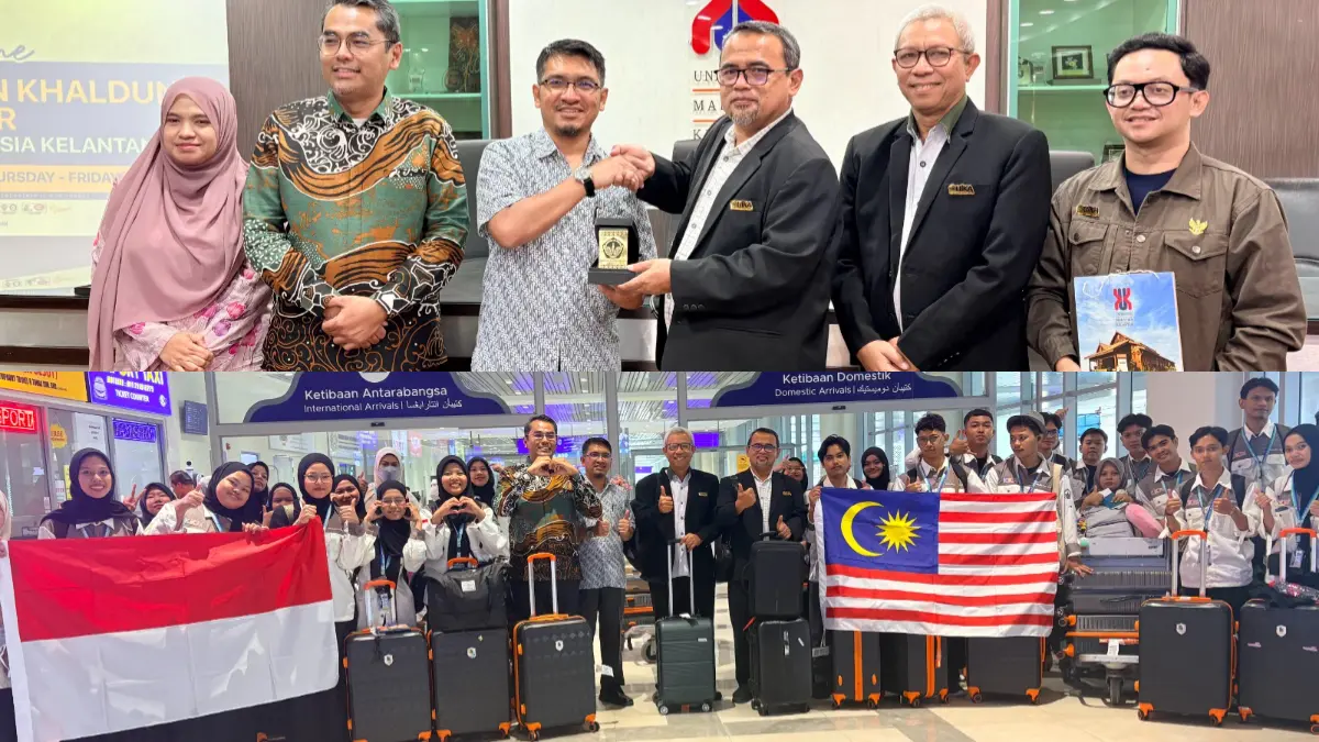 Universitas Ibn Khaldun (UIKA) Bogor melakukan kunjungan akademik ke Universiti Malaysia Kelantan (UMK) dan melibatkan 30 mahasiswa peserta KKN Internasional. (Dok. UIKA)