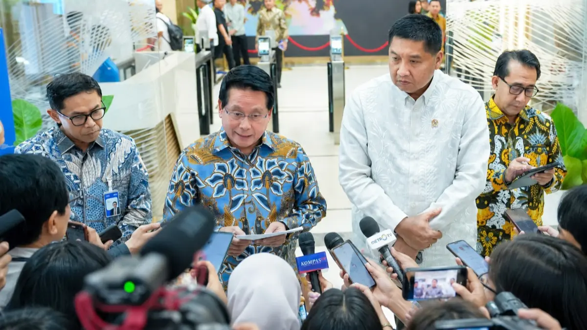 Direktur Utama BRI Hery Gunardi usai pertemuan dengan Menteri Perumahan dan Kawasan Permukiman (PKP), Maruarar Sirait, di Jakarta Selasa, 21 Juli 2026. (Dok. BRI)