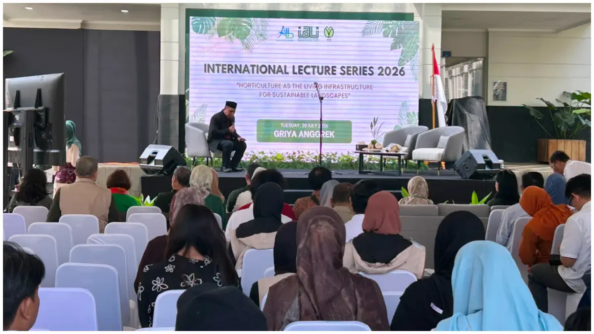 Event Internation Lecture Series membahas Holtikultura di Kebun Raya Bogor. (Foto : Fauzan/Radar Bogor)