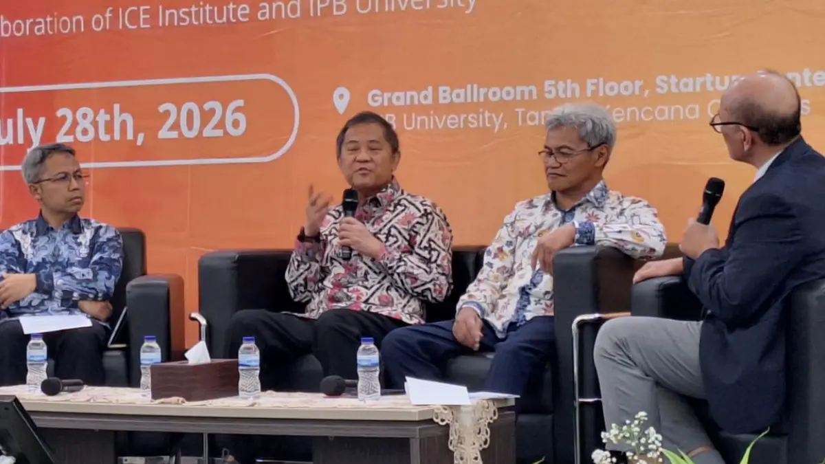 Indonesia Cyber Education Institute (ICE Institute) menggelar High-Level Talk Show bertajuk ICE Institute at 5: From Innovation to Transformative Impact di IPB Science Techno Park, Bogor. (Dede/Radar Bogor)