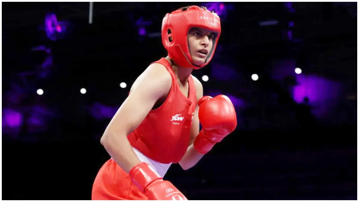 Jaismine Lamboria Petinju Wanita Pertama asal India. (Foto: getty images)