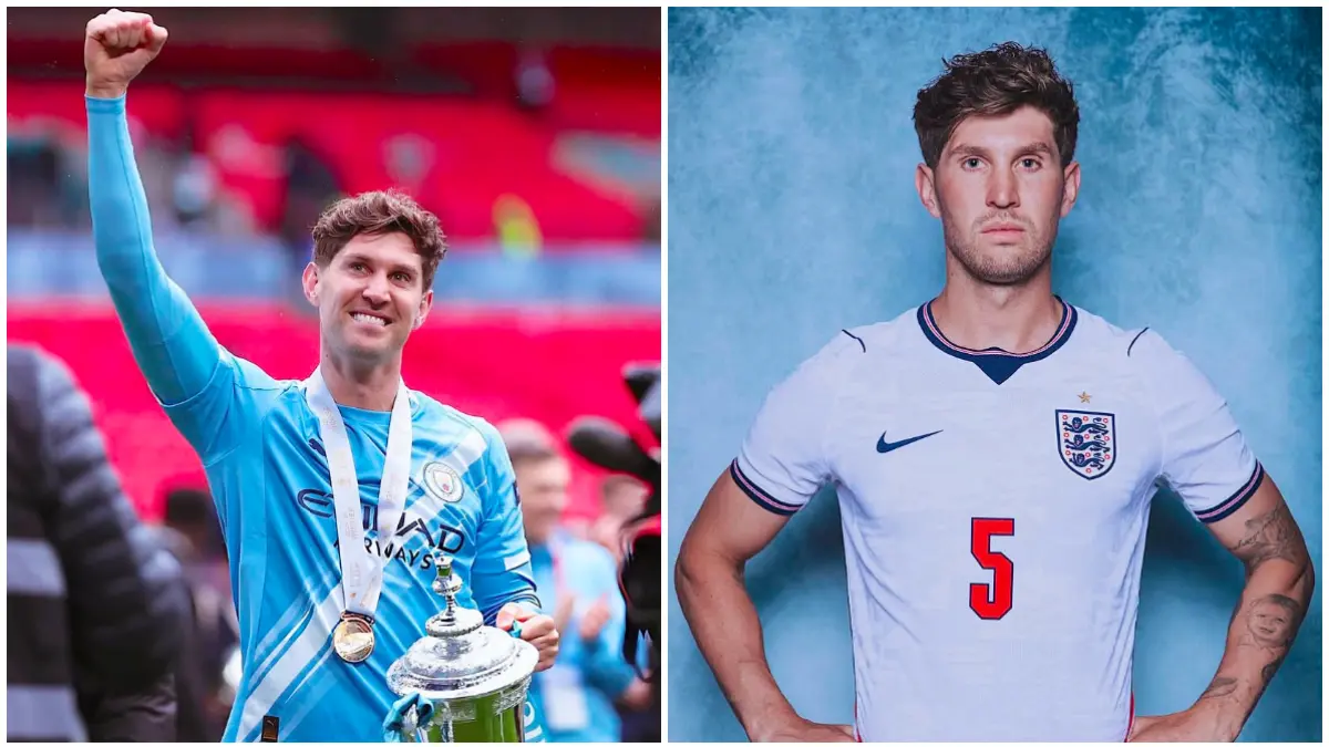 Inter Milan Resmi mendatangkan John Stones dari Manchester city dengan konterak berdurasi dua tahun. (Foto: Instagram @johnstones5, @mancity)
