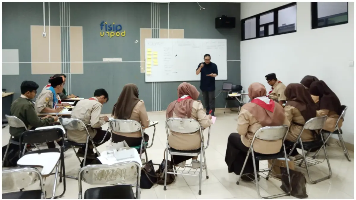 Lokakarya Ekoliterasi Konservasi yang digagas Forum Konservasi Satwa Liar Indonesia (FOKSI) dengan Pramuka Unpad, Selasa 28 Juli 2026