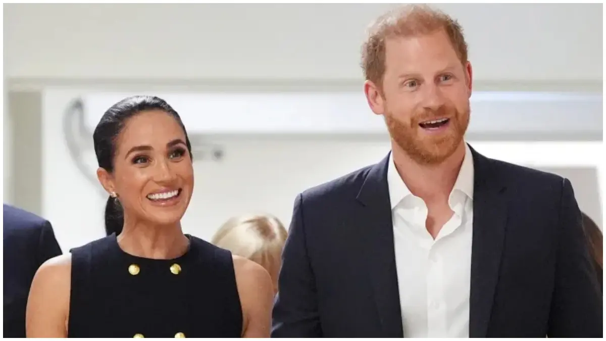 Meghan Markle dan Pangeran Harry. (Foto: people.vcom)
