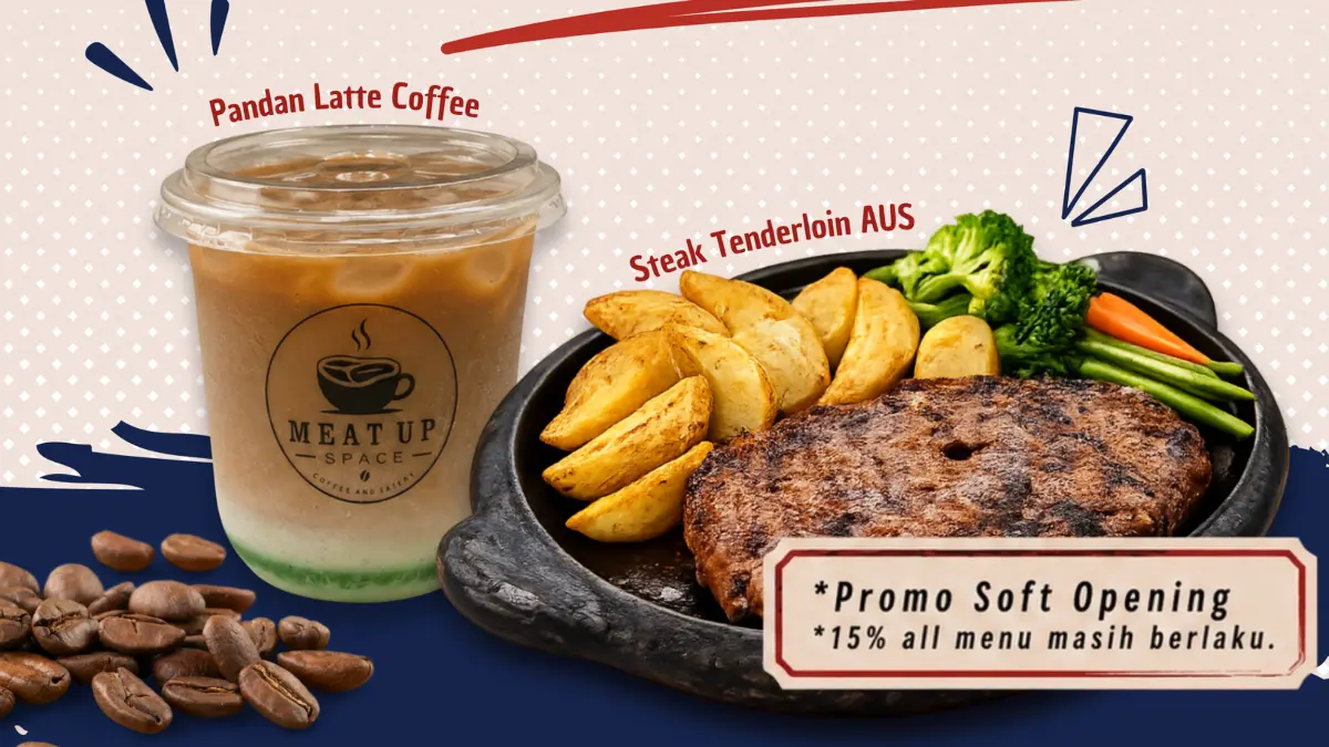 Steak Hotplate di Meat up Bogor. Foto: Instagram