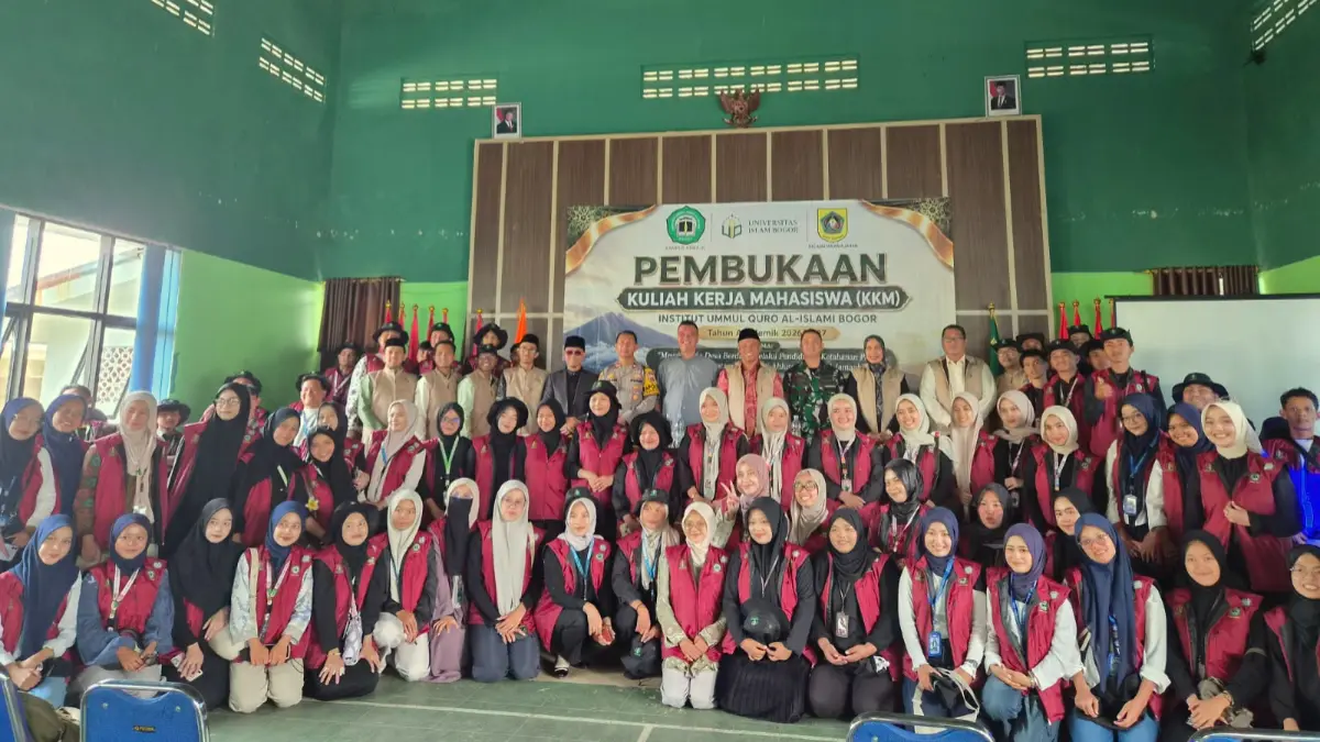 UIB membuka KKM Tahun Akademik 2026/2027 di Aula Kecamatan Pamijahan, Kabupaten Bogor.