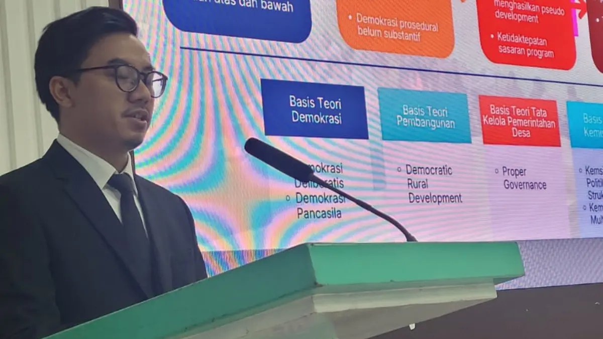 Kandidat doktor pada Program Studi Sosiologi Pedesaan Institut Pertanian Bogor (IPB), Lukman Hakim mempertahankan disertasinya, Kamis (30/7/2026).