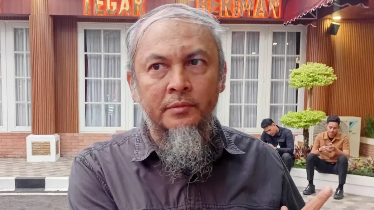 Kepala Dinas Ketahanan Pangan Kabupaten Bogor Teuku Mulya saat menyampaikan keterangan. (Muhammad Ali/Radar Bogor)
