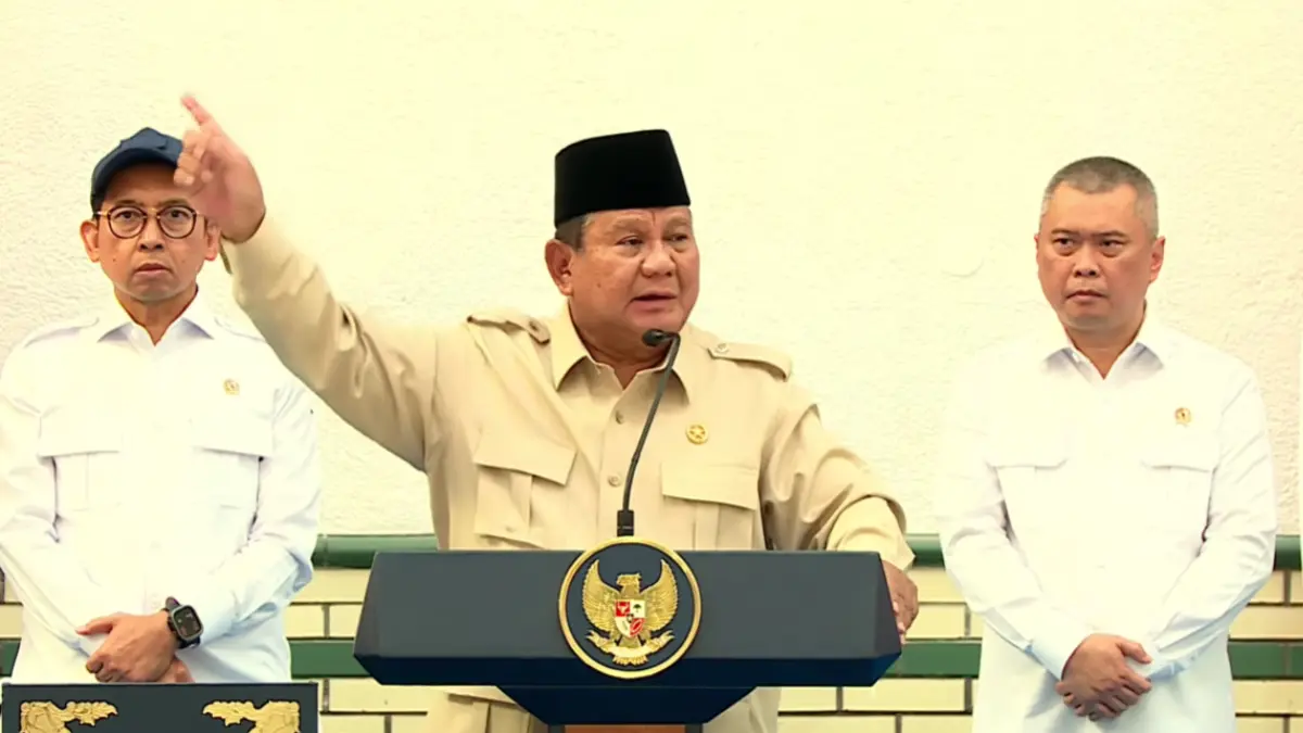 Presiden Prabowo Subianto soroti masalah pariwisata. (Sekretariat Presiden)