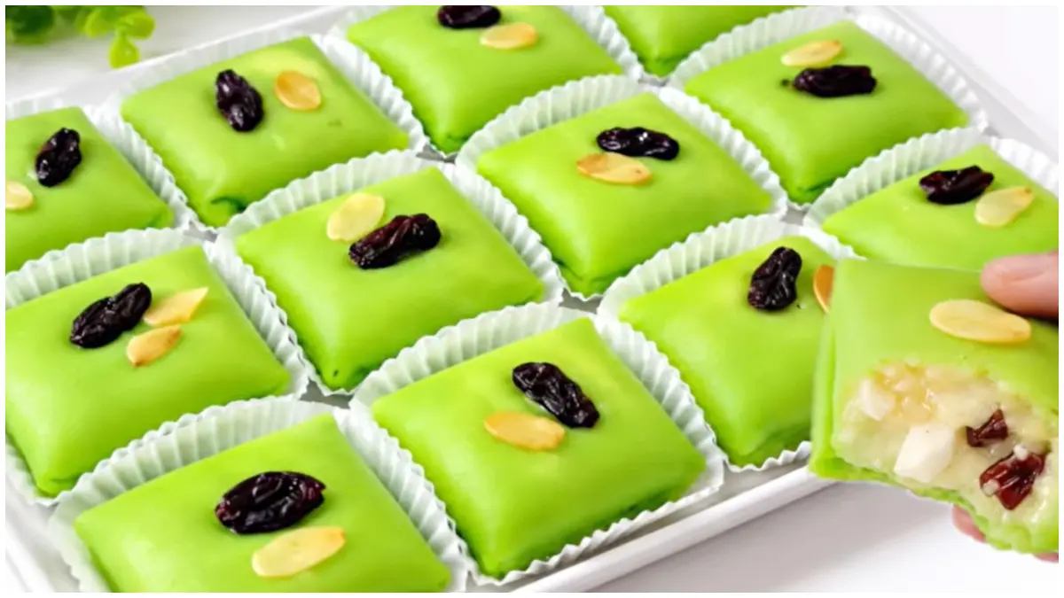 Tampilan Pancake Klappertaart, jajanan kekinian. (Foto: Kanal Youtube @alifahket)