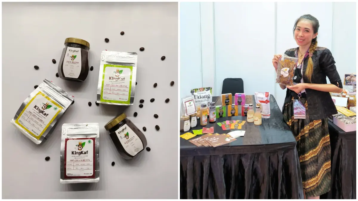 Kingkaf berhasil memasarkan produk kopi lokal hasil olahan petani berbagai negara berkat pemberdayaan BRI.
