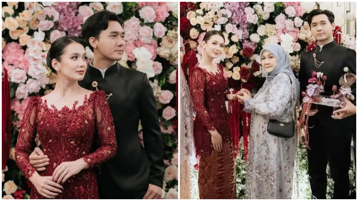 Potret romantis Dea Annisa bersama pasangan saat momen lamaran yang berkesan.&nbsp;(Foto: Akun Instagram @deaaannisa)&nbsp;