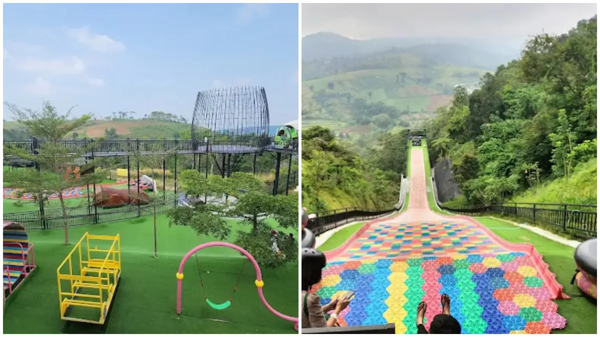 Suasana The Nice Funtastic Park di Kabupaten Cianjur. (Foto : Instagram @thenicefuntasticpark)