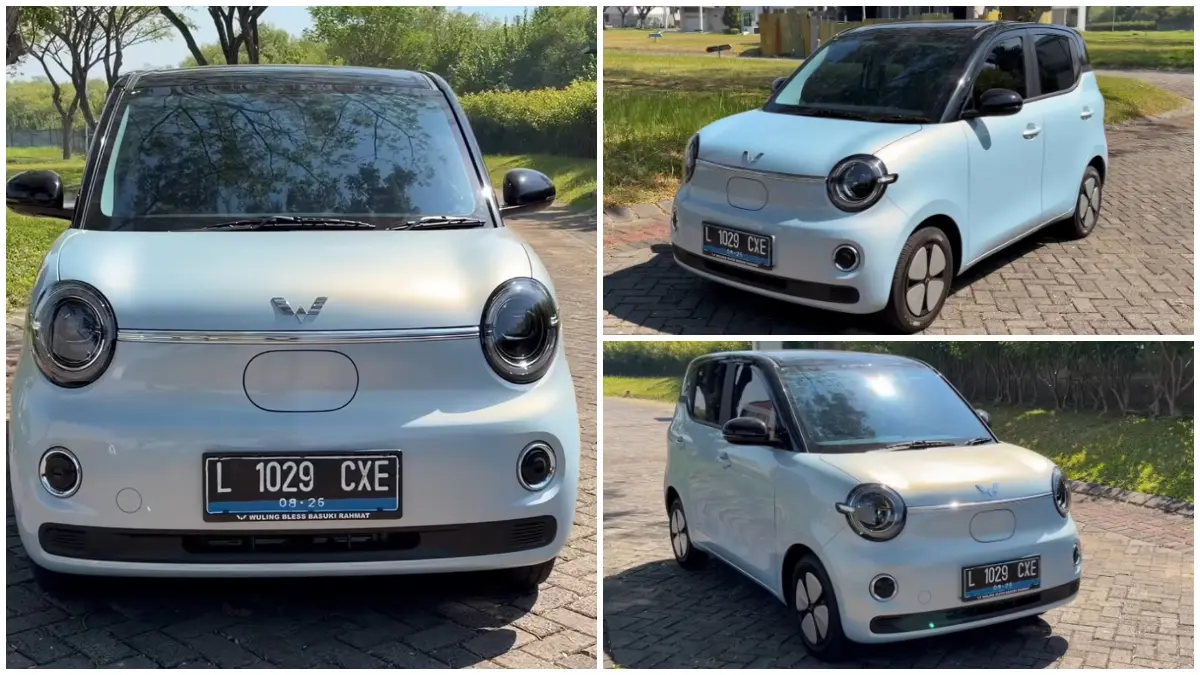Tampilan mobil mungil Wuling Aira EV, Micro EV 4-Pintu. (Foto: Kanal YouTube Jason Nathaniel)