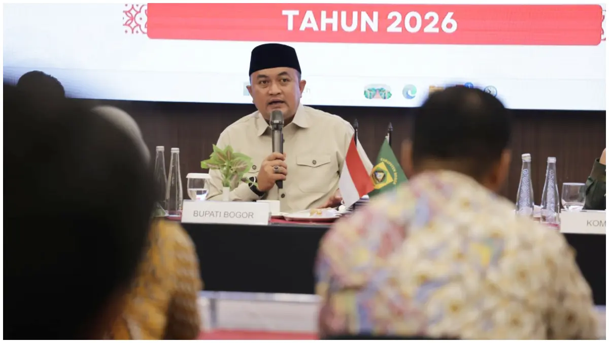 Bupati Bogor, Rudy Susmanto saat memimpin langsung seleksi terbuka. (Foto: Diskominfo for Radar Bogor)