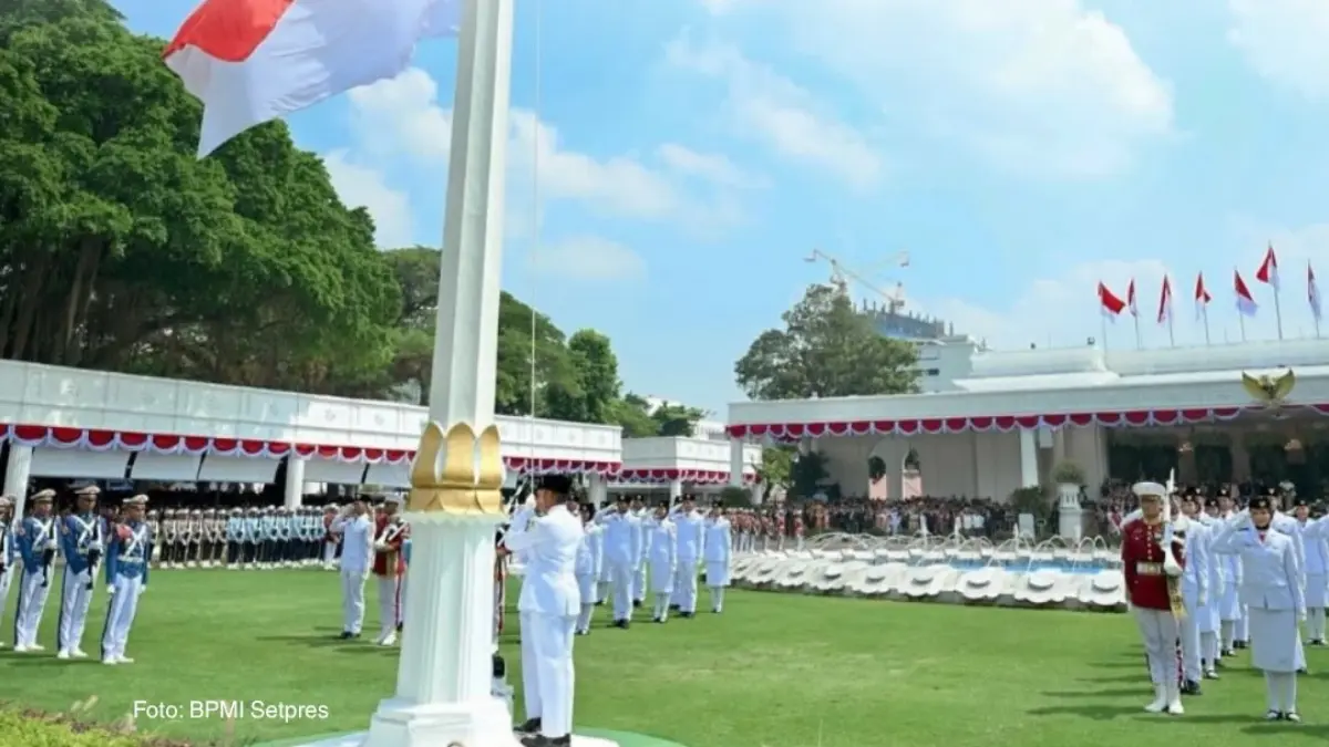 Ilustrasi Upacara HUT RI ke-81 di Istana (BPMI Setpres)