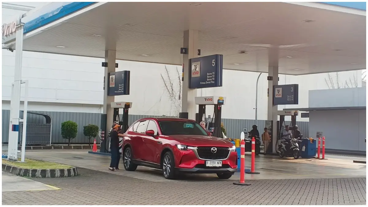 Pantauan SPBU swasta di Jalan Pajajaran kembali menyediakan berbagai jenis BBM. (Foto: Fikri/Radar Bogor)