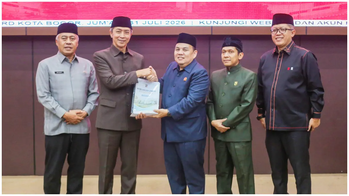 Rapat Paripurna DPRD Kota Bogor. (Foto: Humas Pemkot Bogor for Radar Bogor)