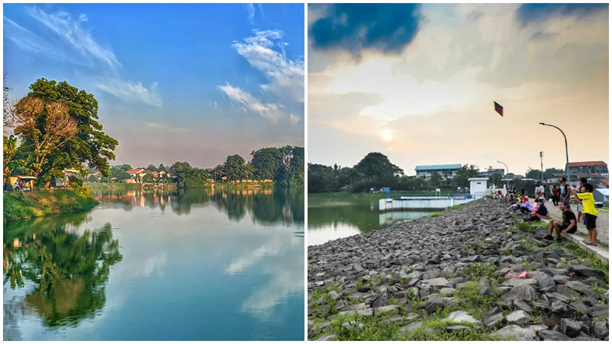 Situ Gintung di Tangerang Selatan merupakan danau buatan yang telah ada sejak masa kolonial. (Foto : dari berbagai sumber)
