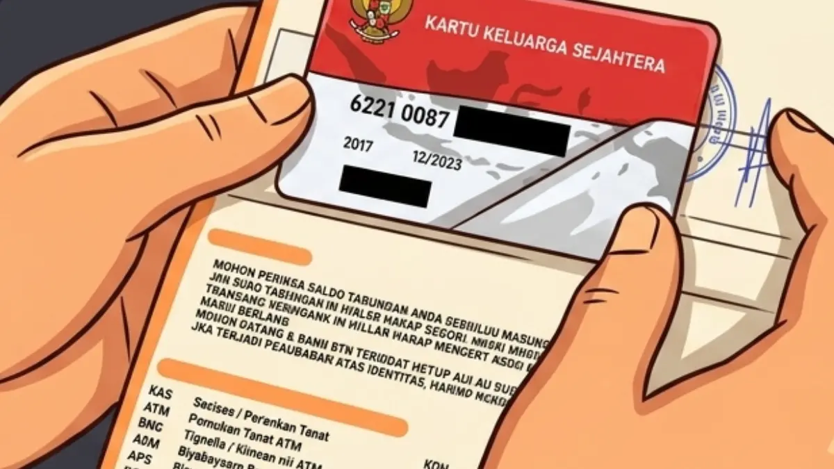 Ilustrasi cek saldo rekening bansos (Foto: YouTube Linjamsos Oke/diolah oleh AI)