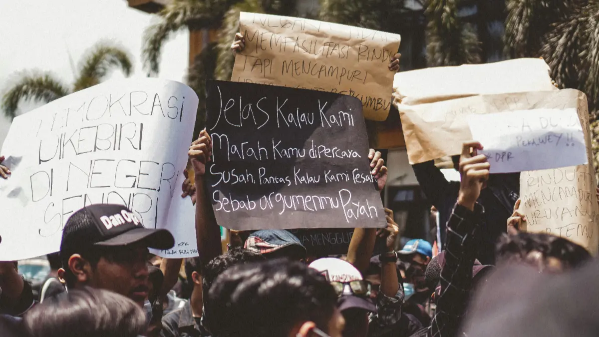 Ilustrasi demo (Unsplash/Fajar Grinanda)