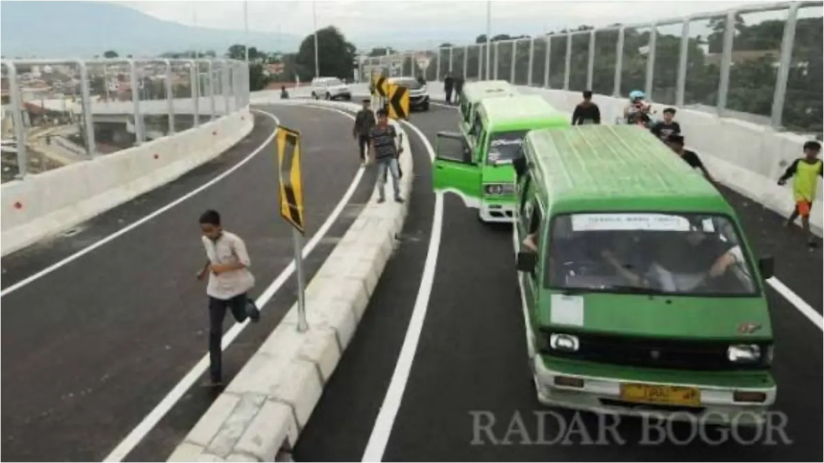 Ilustrasi: Flyover Martadinata Kota Bogor.(Dok. Radar Bogor)