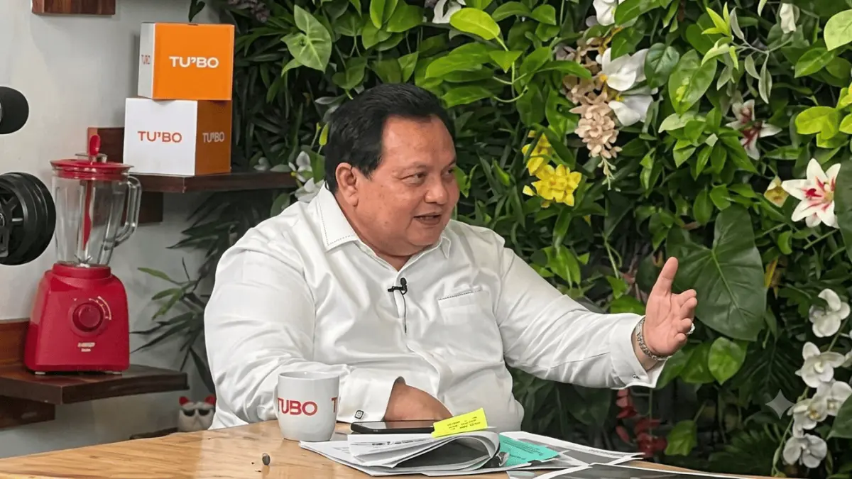 Minola Sebayang, kuasa hukum Ruben Onsu saat hadir di podcast /instagram @minola6000