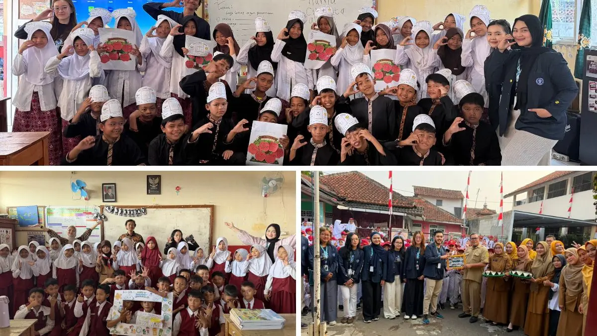 Pembelajaran interaktif bagi 300 siswa SDN Cimanggu 1, Desa Cimanggu 1, Kecamatan Cibungbulang, Kabupaten Bogor